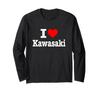 Kawasaki City I Heart Kawasaki I Love Kawasaki Long Sleeve - - T-Shirt