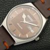 Seiko AUTOMATIC 6309A VINTAGE JAPAN MENS BROWN COLOR DIAL WATCH A701447-5 R206b-a701447