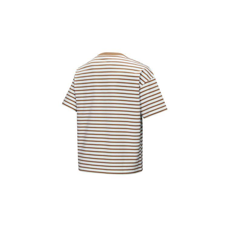 KOLON SPORT Moisture Wicking Striped Casual Short Sleeve T-Shirt Women tops LKRT4MT716