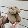 Spot~ Sheepskin and Fur Integrated Thick-soled Snow Boots, Genuine Leather and Real Hair, New Horn Buckle Snow Boots In Winter 2025