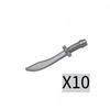 MOC Medieval Building Blocks Character Parts Model Toy Castle Knight Soldier Sword Bow Armor Shield Spear Piercing Parts Bricks