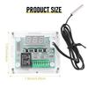 ABWR-4X W1209 DC 12V Thermostat Temperature Control Switch Thermometer Controller With Digital LED Display With Case