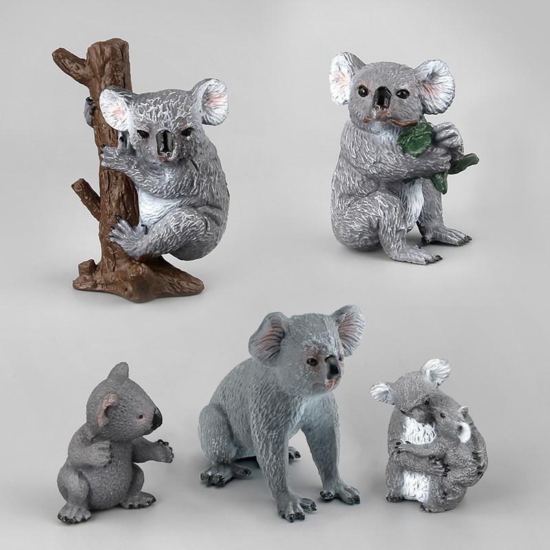 Realistisches Koala-Tiertier-Modell PVC Sammlerstück für Wildtier-Enthusiasten und Naturdekoration