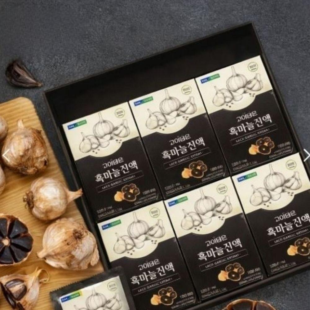 Biribon Namhae Black Garlic Extract 30 Pouches, 2 Pcs, 2 Boxes, 70ml, 30 Pcs