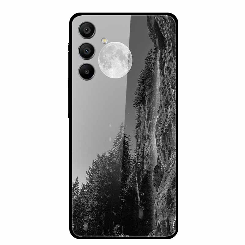 For Samsung Galaxy A16 5G Tempered Glass Case Back Cover Hard Phone Cases for SamsungA16 6.7" Fundas Fashion Protector New Coque