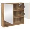 Bathroom Furniture Set 3 Pcs Artisan Oak 61 X 35 X 64 Cm