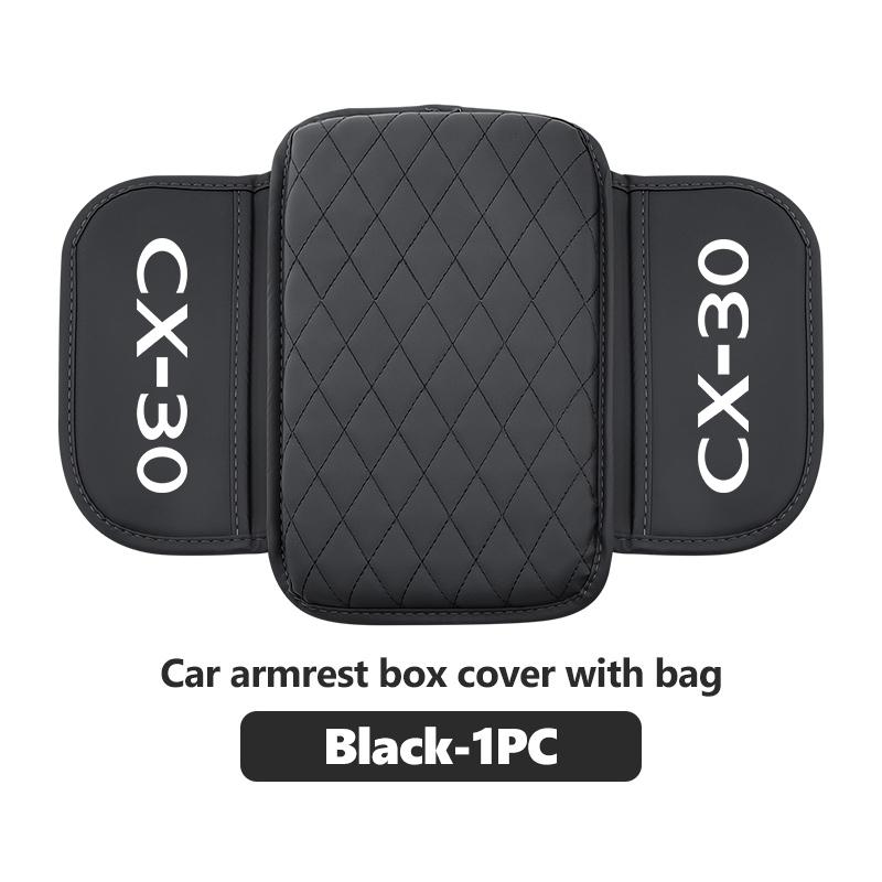 For Mazda Car Center Console Protector Cover Leather Armrest Box Cushion Pad CX5 MX5 CX7 Axela MS CX30 CX90 CX60 CX50 2 3 6 5