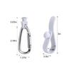3PCS Beach Ready Kit Includes Portable Hook Convenient Key Chain Carabiner And Cup Holder For Stress Free Ocean Visits