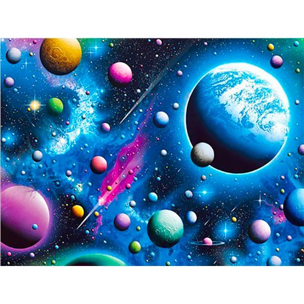 5D DIY Diamond Painting Universe Space Landscape Kit Full Drill Round Embroidery Mosaic Art Picture of Rhinestones Home Decor