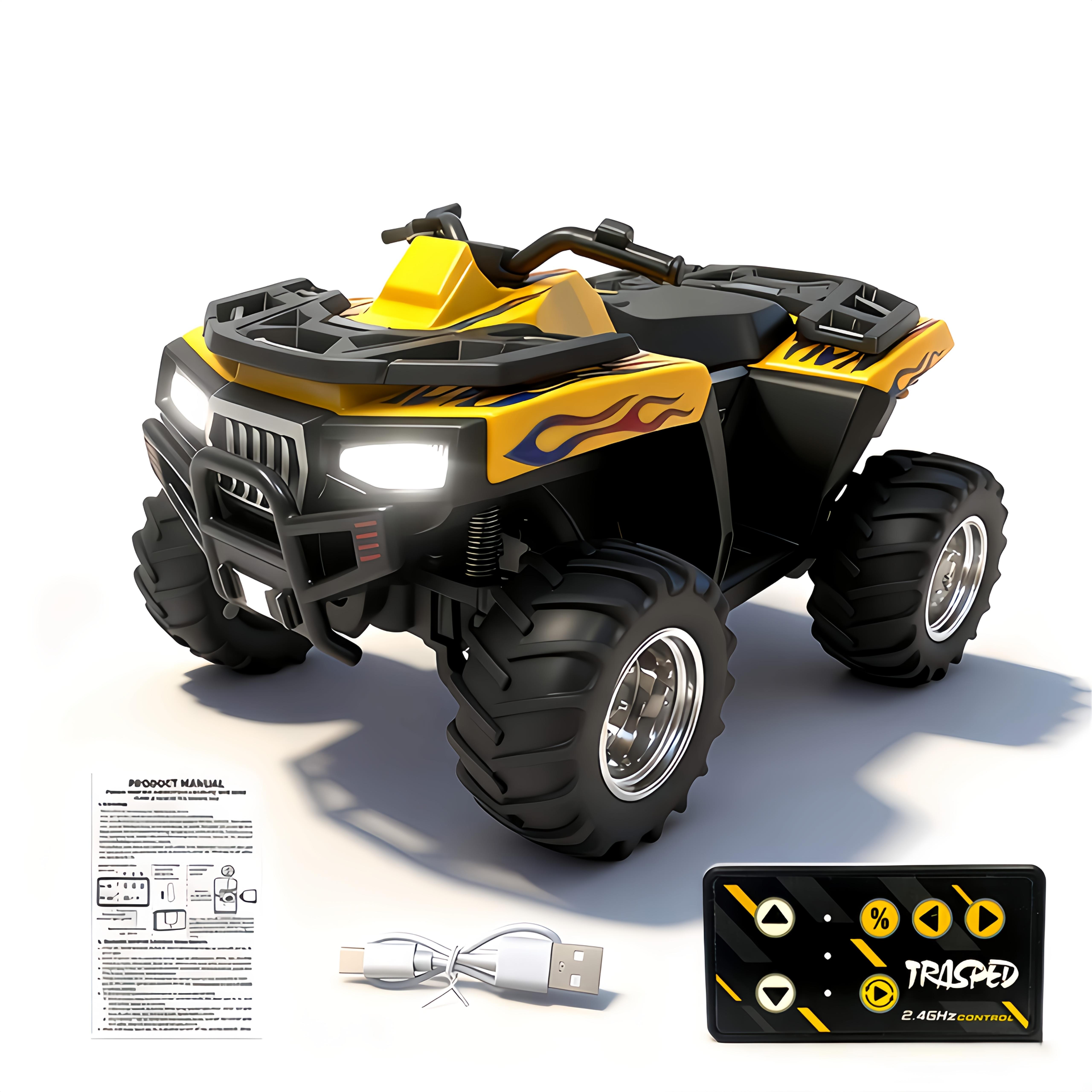

2026 In Stock Hot 1/64 Mini Beach Off Road Vehicle Style 2.4ghz Suspension Four Wheel Toy Vehicle Off Road Remote Control Vehicle жёлтый