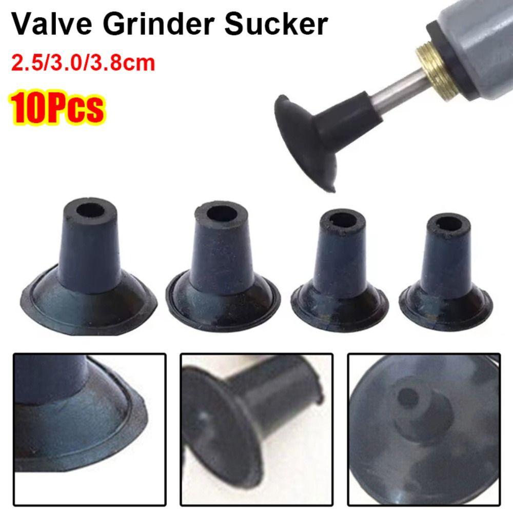 10Pcs 2.5/3.0/3.8cm Grinding Cup Rubber Car Valve Grinding Tool for Car Motorcycle