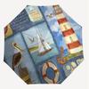 1PC Lighthouse Sailboat Umbrella-8-Rib Reinforced Portable Folding Travel Suitable for All Seasons Outdoor Daily Use-J365