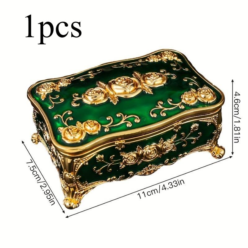 1/2pcs European jewelry storage box rose jewelry box multifunctional storage box wedding gift