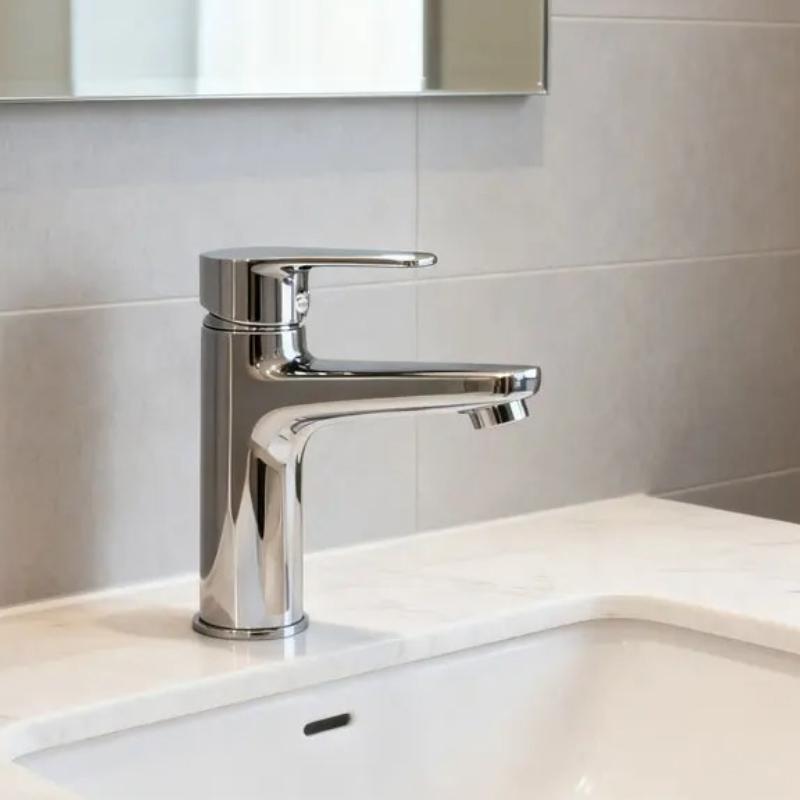 Küchen Einhebelmischer Badezimmer Waschbecken Armatur Badezimmer Armatur für Waschtisch Armaturen Pop-Up Ablauf Wasserzuleitungen