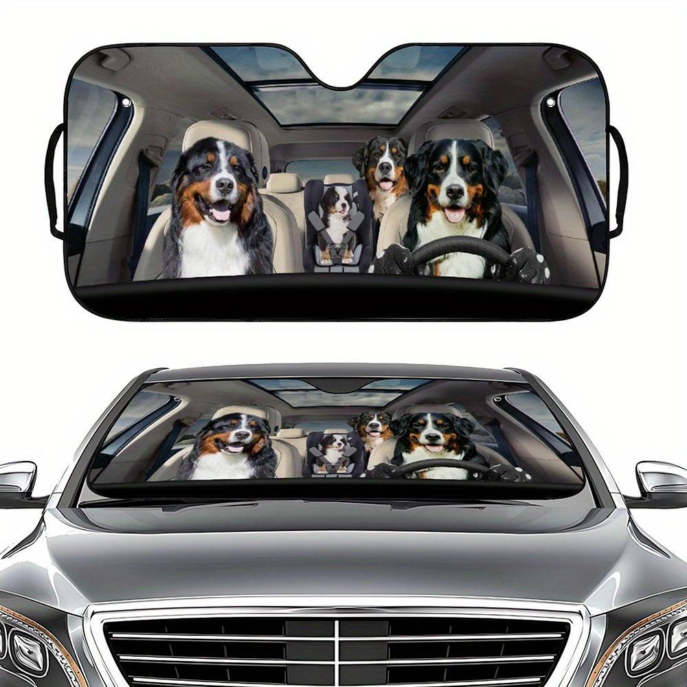 

Персонализированный складной забавный дизайн с животными, глянцевый солнцезащитный козырек, теплоотражатель, простой в установке, солнцезащитный козырек для лобового стекла автомобиля, козырек от солнца