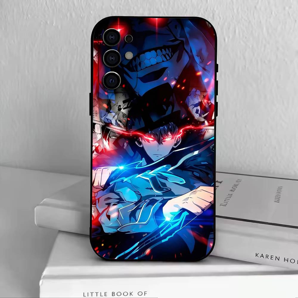 S-Sung Jin-woo  Phone Case For Samsung S25,S24,S21,S22,S23,S30,Ultra,S20,Plus,Fe,Soft Silicone Black Cover