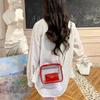 Korean Style PVC Jelly Bag Candy Color Shoulder Bag Simple Transparent Crossbody Bag  Travel
