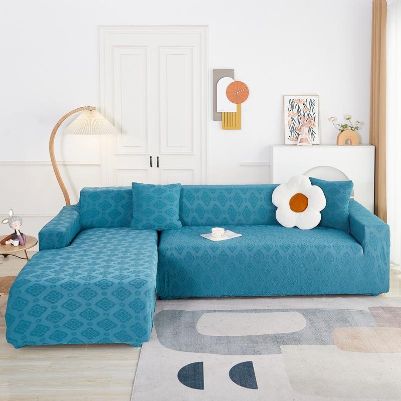 Универсальный модульный чехол для дивана на четыре сезона универсальный универсальный чехол эластичный однотонный утолщенный жаккардовый чехол для дивана с толстой иглой пылезащитный чехол Single sofa cover 3593₽