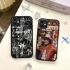 B-Bruno M-Mars Singer For IPhone 16 15 14 13 12 11 Pro Max X XS MAX Plus Translucent Black Phone Cover
