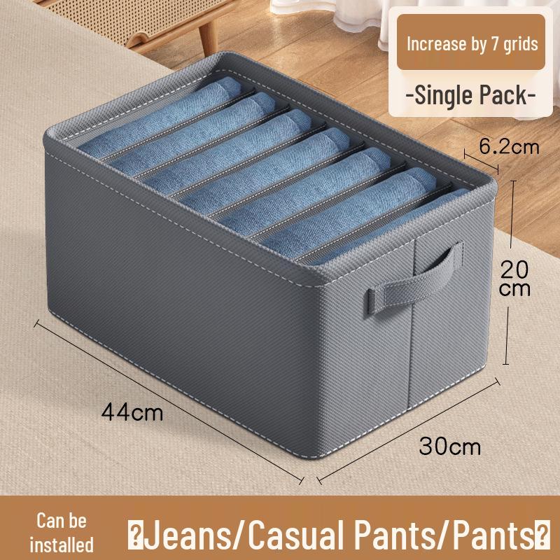 Foldable Large-Capacity Wardrobe Storage Box with Drawer Organizer