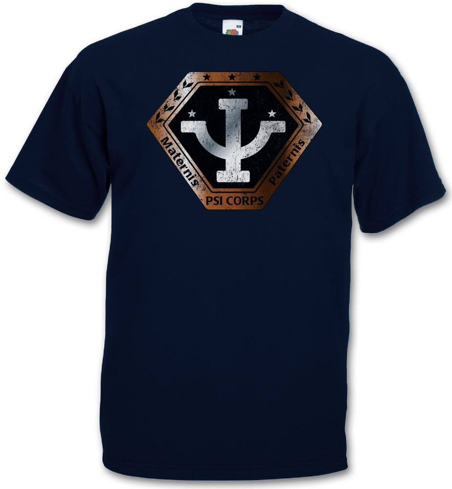 

VINTAGE PSI CORPS LOGO T-SHIRT - Space Center TV Series SciFi Babylon 5 T-Shirt 3XL
