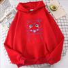 Genshin Impact Cartoon Cat Printed Hoodie Women Casual Autumn Winter Kawaii Harajuku Fleece Long Sleeve Sweatshirts