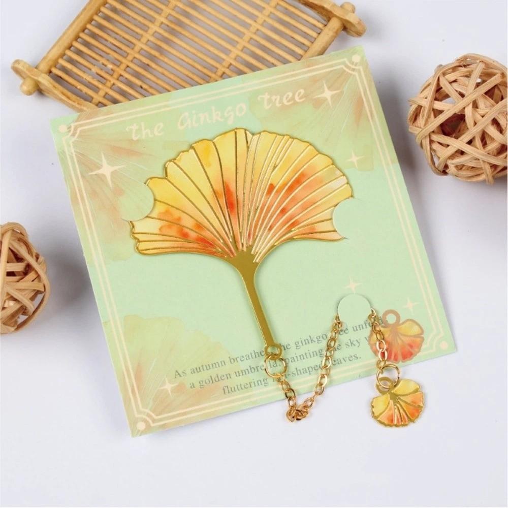 Stationery Leaf Shape Bookmark Creative Decorative Bookmark Gifts for Book Lovers