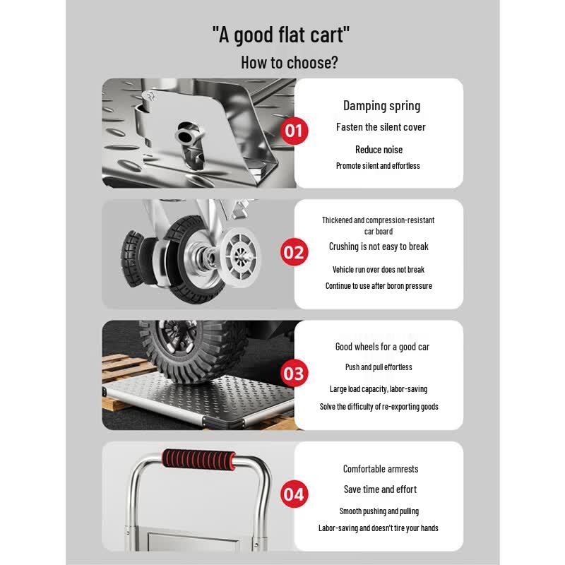 Xieyu Steel Plate Flatbed Cart