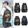 Men's backpack junior high school student schoolbag backpack computer bag burden reduction wear-resistant leisure bag