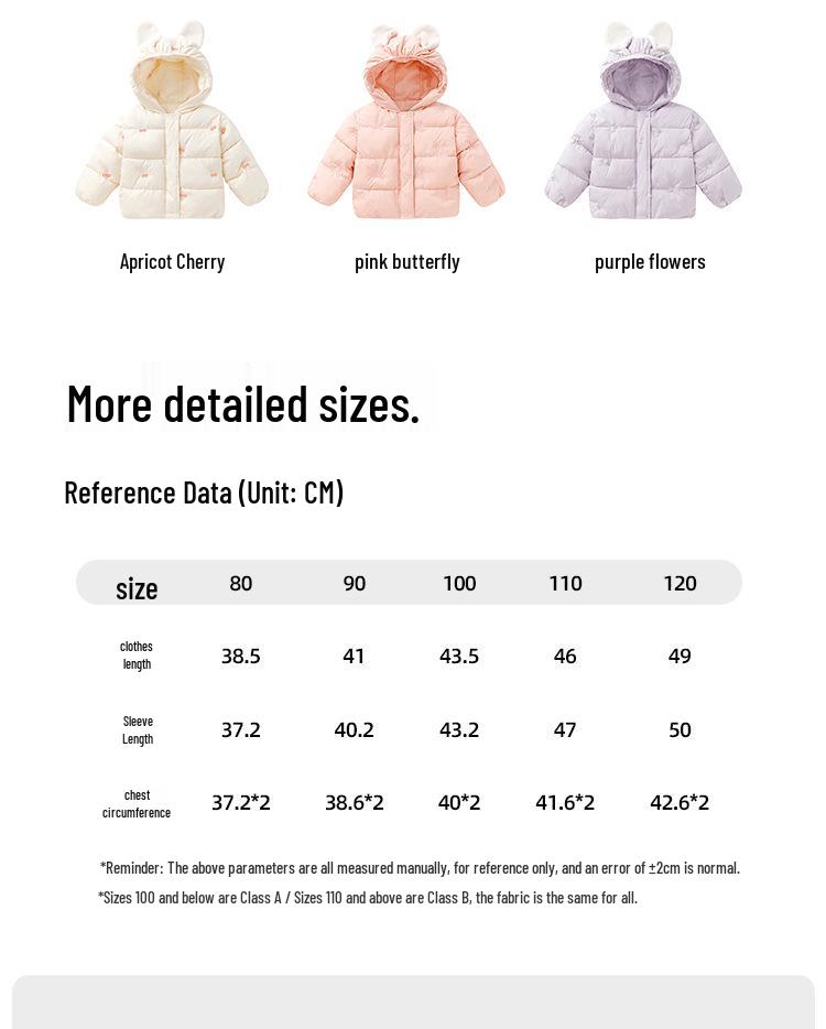 Stilvolle Kapuzen-Baumwolljacke für Mädchen – Warmer gefütterter Mantel für Kinder – Winter 2025