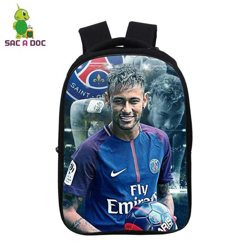 Football Player Peripheral Digital Printing Backpack Double Full Color Personalized Student Bag