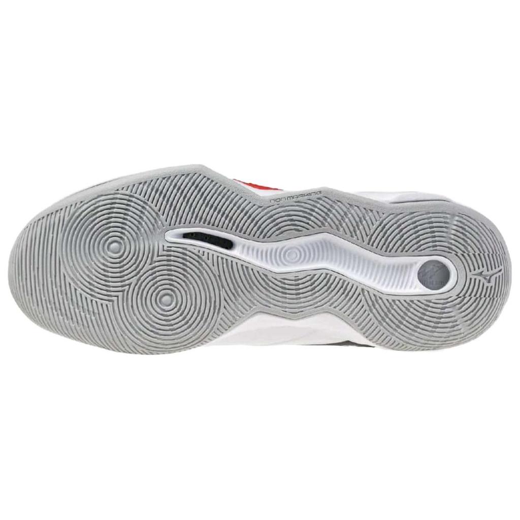 Mizuno Wave Momentum Pro Versatile Comfortable Supportive Volleyball Shoes Unisex sneakers White Black Red V1GA254059