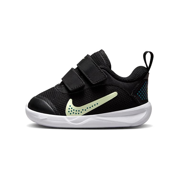 New Nike Omni Multi-Court Anti-Slip Wear-Resistant Low-Top Toddler Shoes Black Green Infant And Toddler DM9028-003