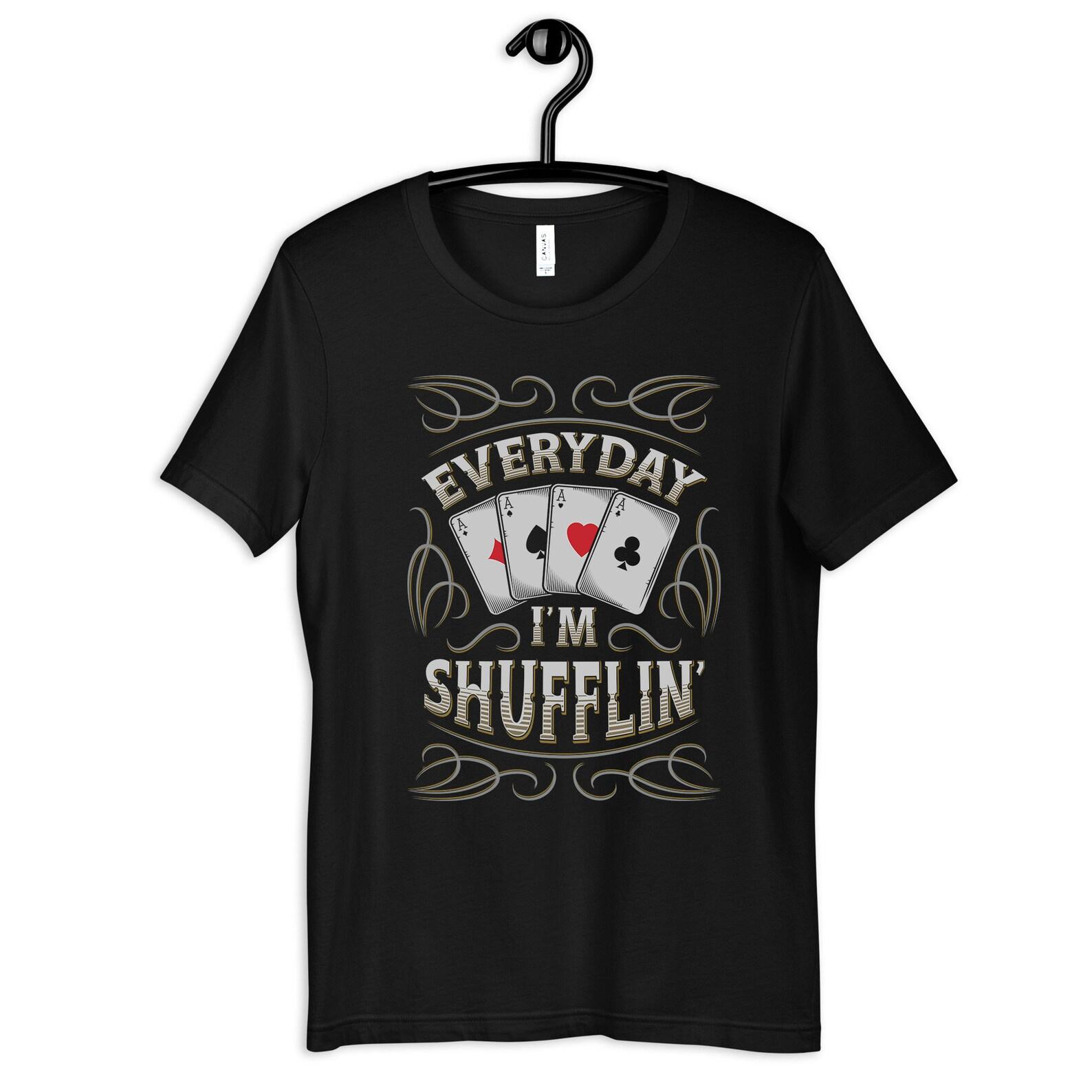 Casino Dealer T-Shirt, Funny Poker Tee, Blackjack T-shirt, GamblerT-shirt, Card Game Tank Top, Betting T-shirt XL