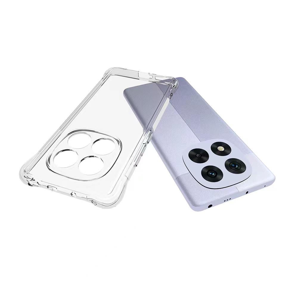 WANLONFENG WL Series for Xiaomi Redmi Note 14 Pro 4G Case 2.0mm TPU Phone Cover with Tempered Glass Film