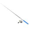 Tragbare Mini Stiftform Angelrute Angelrute Tasche Einziehbare Angelrute mit Rollenrad Blau