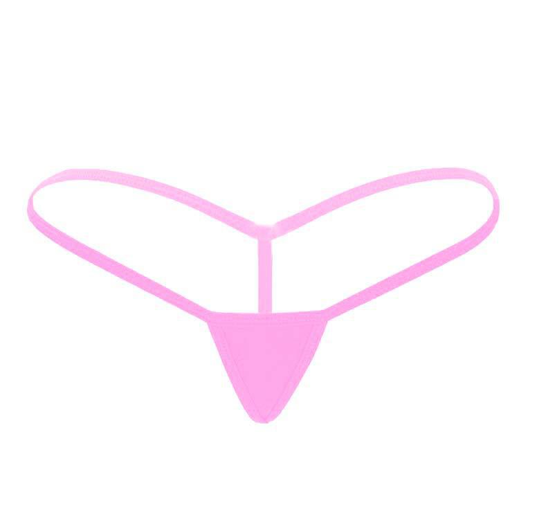 Cross-Border Sexy Women's Low-Waist Mini Thong Bikini Underwear