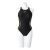 Stream Ace Competitive Challenge Medium Size M FINA Swimming Approved Women's Swimsuit, Swimmer, Cut, N2MA2720, (Black/Charcoal Gray),