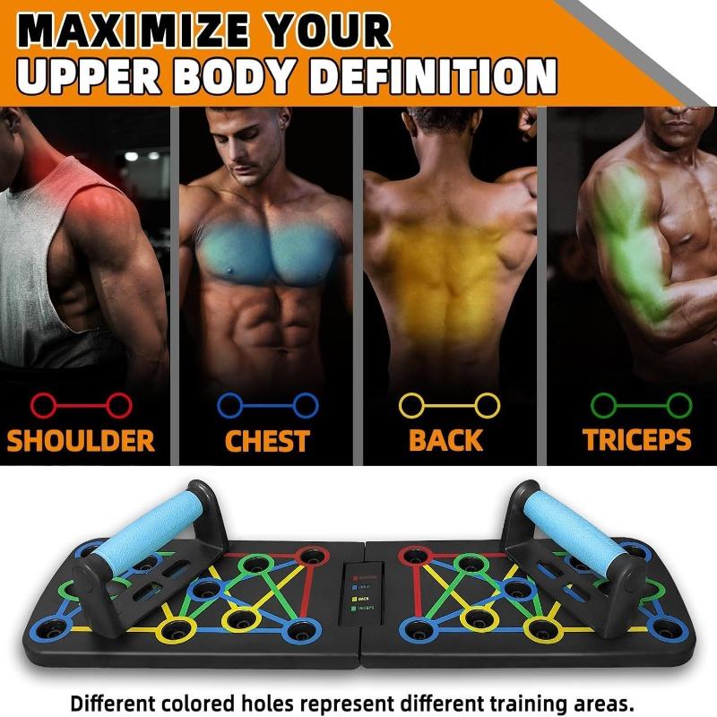 Fitness Push Up Board for Chest Abdominal Training Home Gym Equipment with Exercise Bars Functional Body Workout