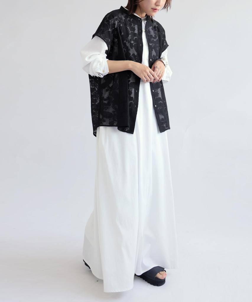 Antiqua Sleeveless Lace One Size Black Women's Shirt, YP-00141, 05,