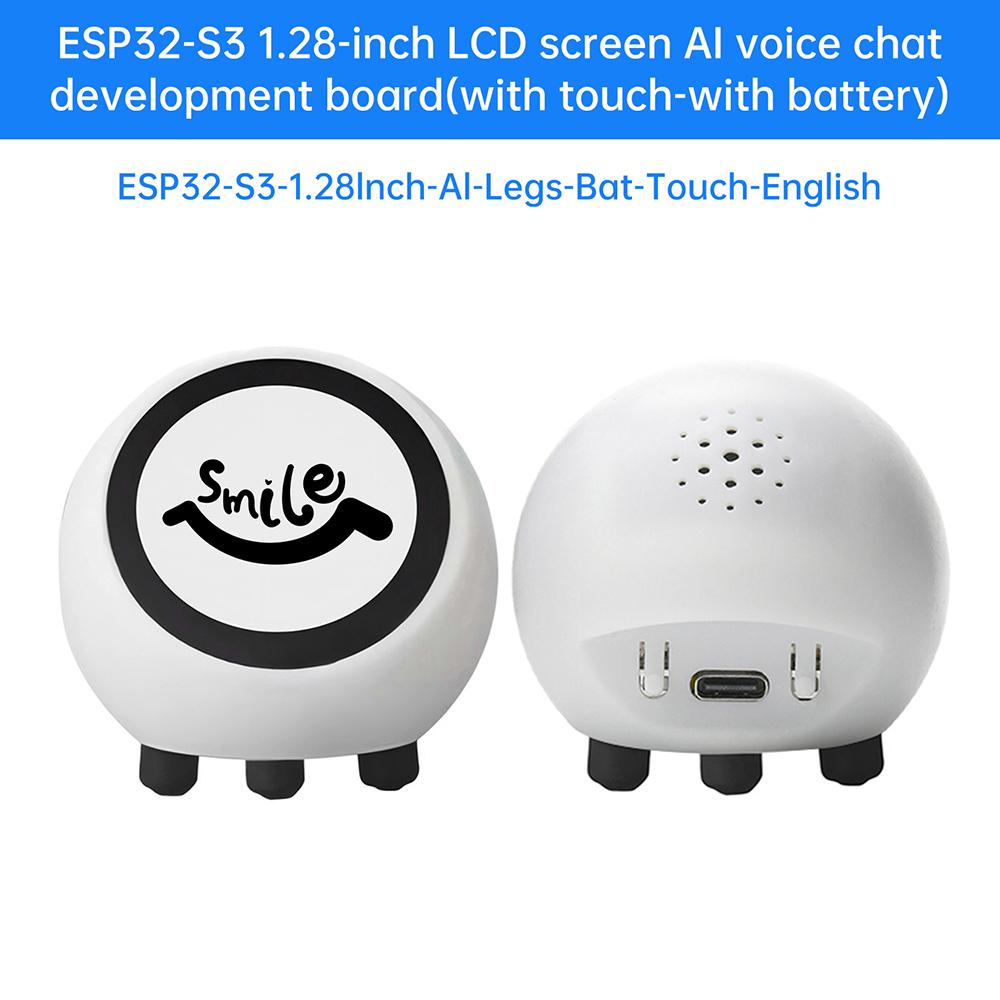 Upgraded ESP32-S3 Voice Module 1.28-Inch Display AI DeepSeek Smart Voice Robot ESP32-N16R8 with SD Card Playback WiFi Bluetooth
