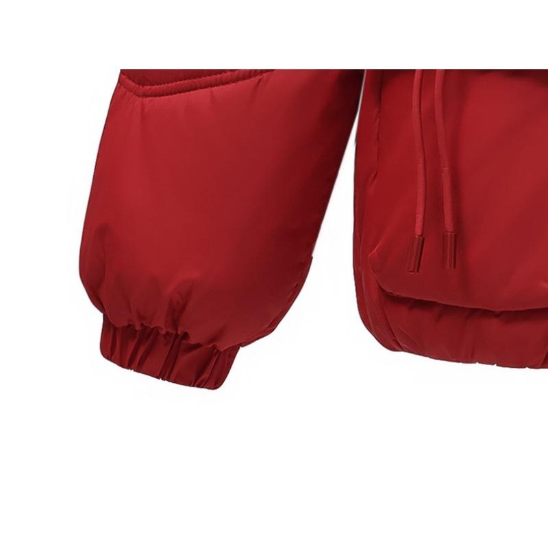 DAFIFY Damesmode Casual Herfst Winter Effen Kleur Print Lange Mouw Jassen & Jassen Donsjassen