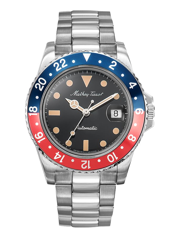 

Mathy Vintage Automatic 40mm H900ATR Silver Automatic Watch Mathey-Tissot Men s