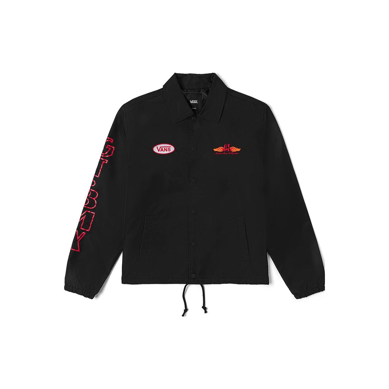 

New Vans Our Legends Coaches Shirt Men s Black VN0008FHBLK XS