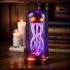 Electric Jellyfish Lamp with Music Dancing Jellyfish Lamp,7 Color Atmospheres Night Lights Jellyfish Desk Lamp Gift