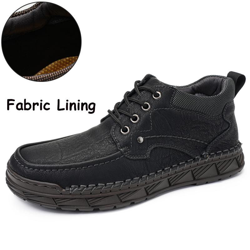 Large Size 39-48 Men's Shoes Leather Flats Outdoor Men Sneakers Breathable Male Casual Shoes