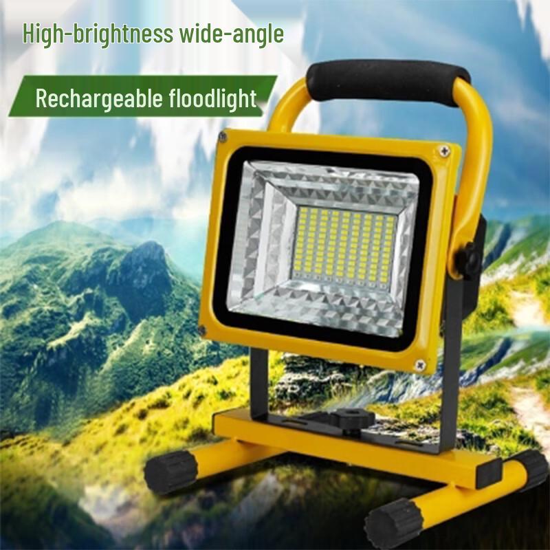 100W Portable Rechargeable LED Work & Emergency Floodlight