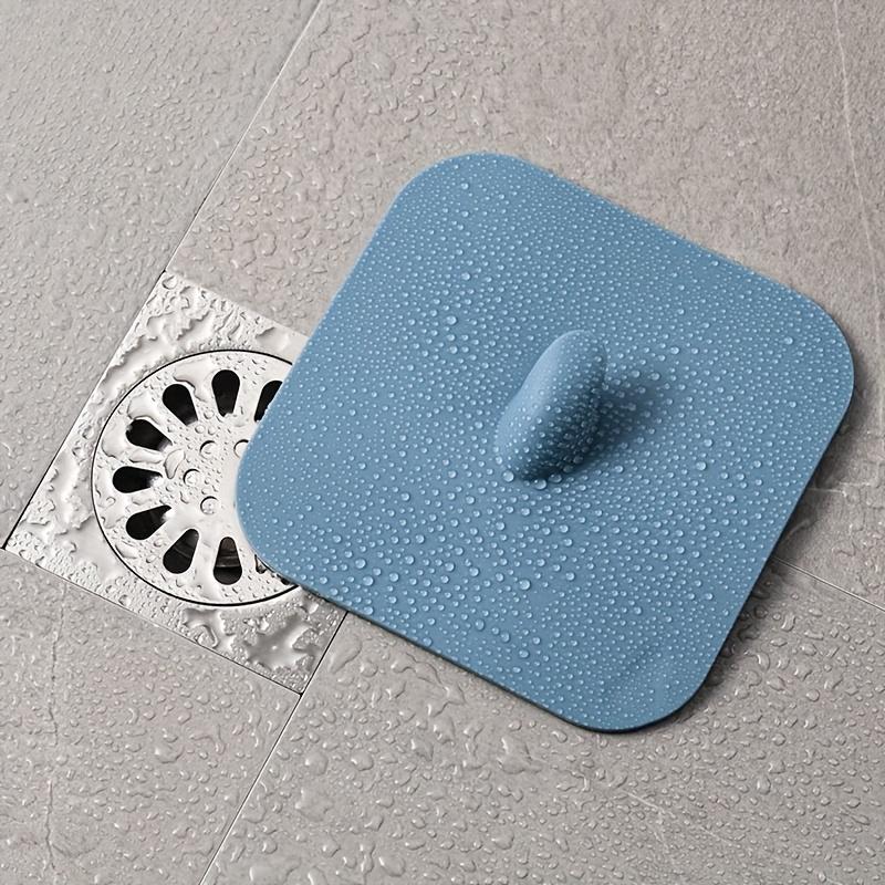 

Silicone Bathroom Floor Drain Deodorant Pad Anti-Odor Toilet Pad Water Stopper Sewer Cover Eco-Friendly Bathroom Accessories синий