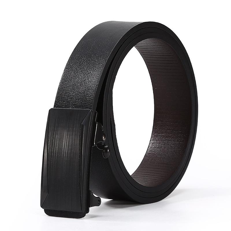 Belt Men'S Classic Inner Wear Toothless Automatic Buckle Belt Business Belt Run Jianghu Stall