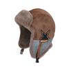 Winter Velvet Thickened Hat Women's Cycling Skiing Cold and Warm Outdoor Windproof Ear Protection Pullover Hat Men